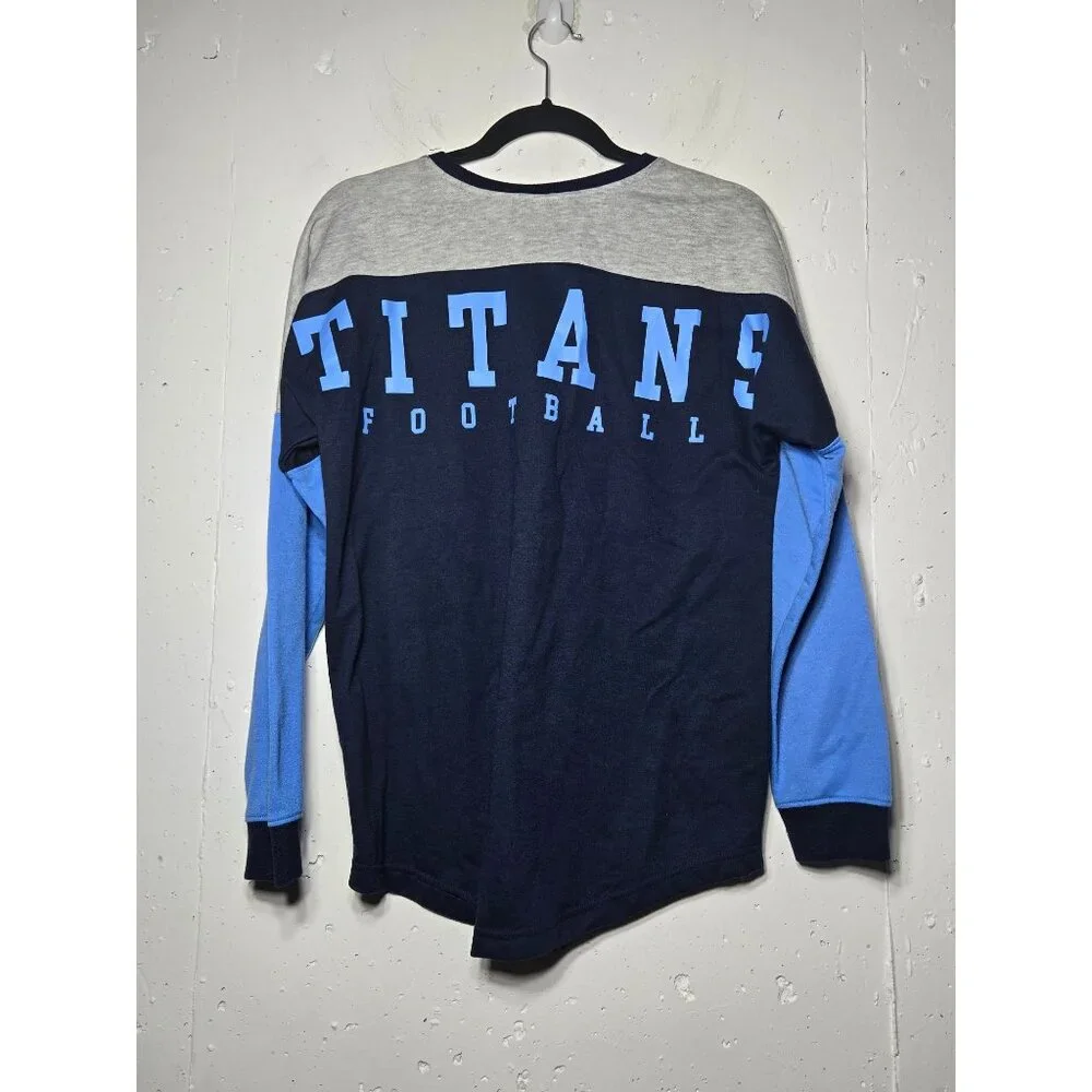 NFL Team Apparel Tennessee Titans Long Sleeve Shirt Size Small Football Fan TN - Picture 2 of 9